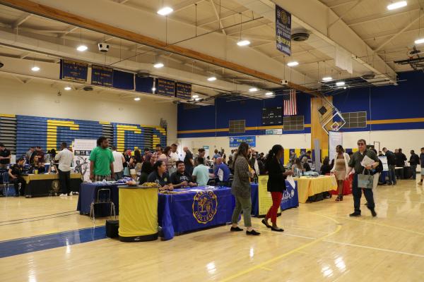 Job Fair onlookers