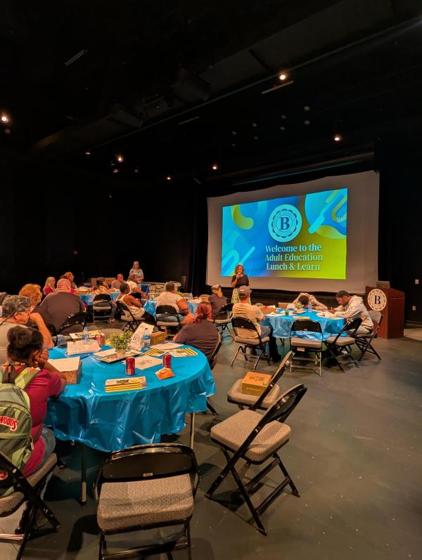 Adult Ed Lunch and Learn Event