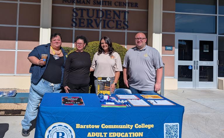 Adult Education booth