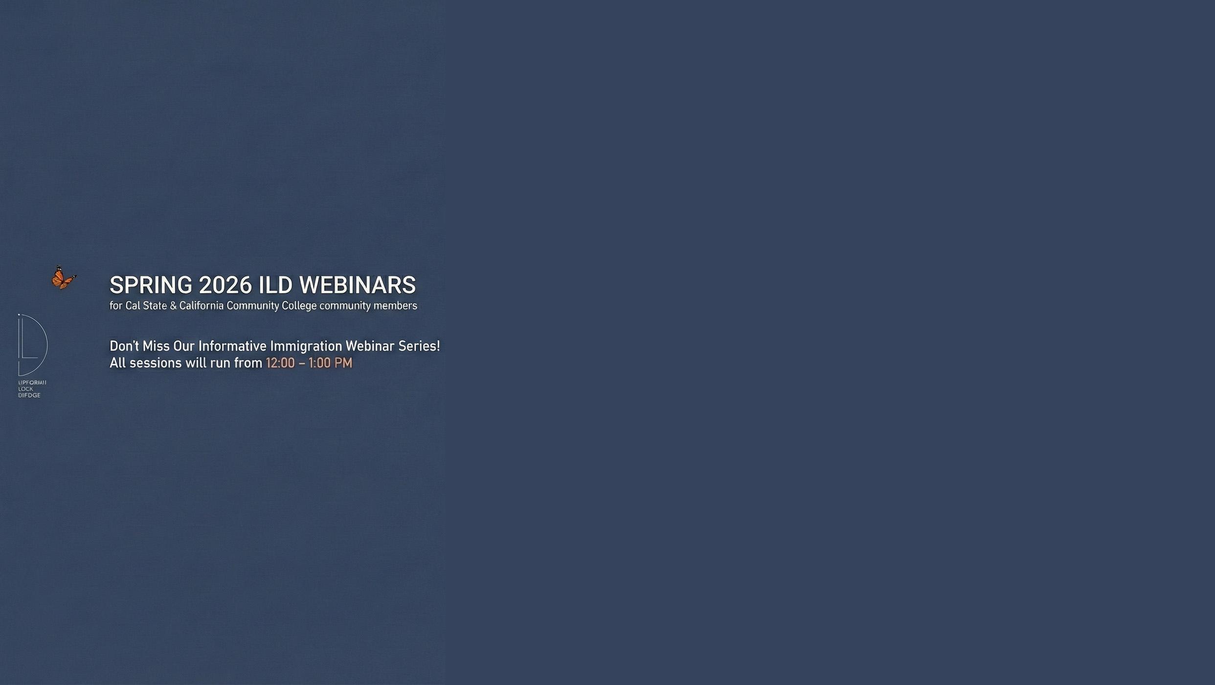 Spring 2026 Webinars